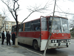 古いバス