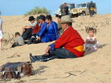 モンゴル人の観客